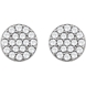 Picture of 0.33 Total Carat Stud Round Diamond Earrings