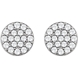 Picture of 0.33 Total Carat Stud Round Diamond Earrings