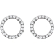 Picture of 0.20 Total Carat Classic Round Diamond Earrings