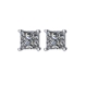 Picture of 1.50 Total Carat Stud Princess Diamond Earrings