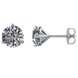 Picture of 2.00 Total Carat Stud Round Diamond Earrings