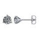 Picture of 0.74 Total Carat Stud Round Diamond Earrings