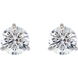 Picture of 0.50 Total Carat Stud Round Diamond Earrings