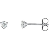 Picture of 0.20 Total Carat Stud Round Diamond Earrings