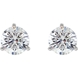 Picture of 2.00 Total Carat Stud Round Diamond Earrings