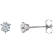 Picture of 0.50 Total Carat Stud Round Diamond Earrings