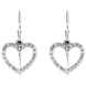 Picture of 0.20 Total Carat Heart Round Diamond Earrings