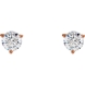 Picture of 0.25 Total Carat Stud Round Diamond Earrings