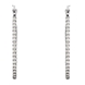 Picture of 1.00 Total Carat Hoop Round Diamond Earrings