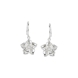 Picture of 0.04 Total Carat Floral Round Diamond Earrings