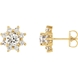 Picture of 1.75 Total Carat Halo Round Diamond Earrings