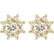 Picture of 1.75 Total Carat Halo Round Diamond Earrings