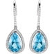 Picture of 0.50 Total Carat Designer Round Diamond Earrings
