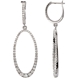 Picture of 1.25 Total Carat Designer Round Diamond Earrings