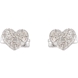Picture of 0.17 Total Carat Heart Round Diamond Earrings