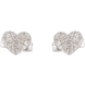 Picture of 0.17 Total Carat Heart Round Diamond Earrings