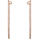 Picture of 2.75 Total Carat Hoop Round Diamond Earrings