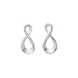 Picture of 0.08 Total Carat Designer Round Diamond Earrings
