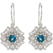 Picture of 0.50 Total Carat Designer Round Diamond Earrings