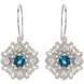 Picture of 0.50 Total Carat Designer Round Diamond Earrings