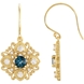 Picture of 0.50 Total Carat Designer Round Diamond Earrings