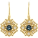 Picture of 0.50 Total Carat Designer Round Diamond Earrings