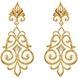 Picture of 0.06 Total Carat Floral Round Diamond Earrings