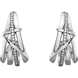 Picture of 0.33 Total Carat Designer Round Diamond Earrings