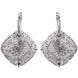 Picture of 0.17 Total Carat Hoop Round Diamond Earrings