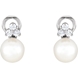 Picture of 0.38 Total Carat Classic Round Diamond Earrings