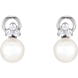 Picture of 0.38 Total Carat Classic Round Diamond Earrings
