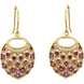 Picture of 0.06 Total Carat Designer Round Diamond Earrings