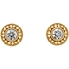 Picture of 0.20 Total Carat Stud Round Diamond Earrings