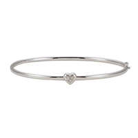 Picture of 0.04 Total Carat Bangle Round Diamond Bracelet