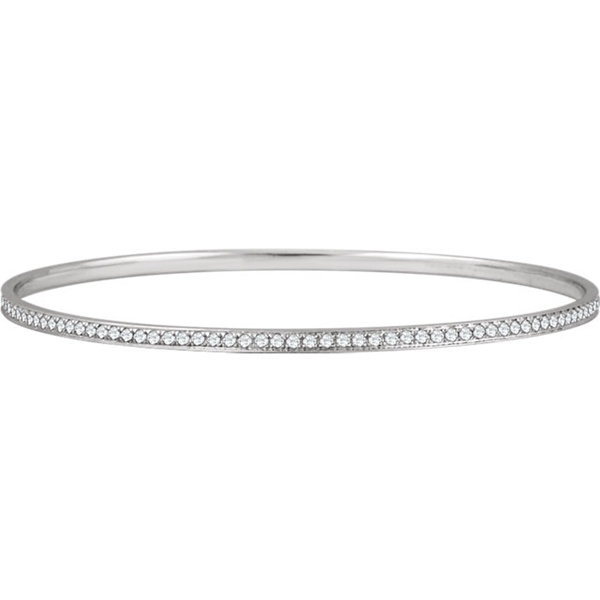 Picture of 1.46 Total Carat Bangle Round Diamond Bracelet