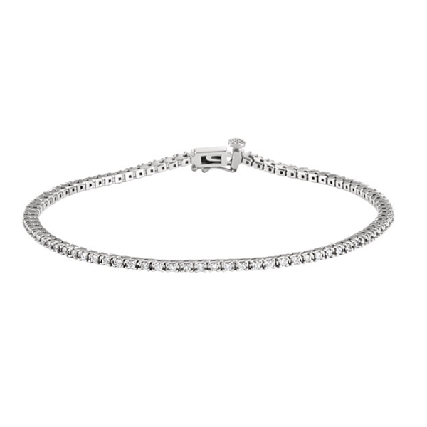 Picture of 1.00 Total Carat Line Round Diamond Bracelet