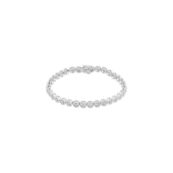 Picture of 1.00 Total Carat Line Round Diamond Bracelet