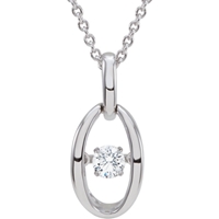 Picture of 0.16 Total Carat Designer Round Diamond Necklace