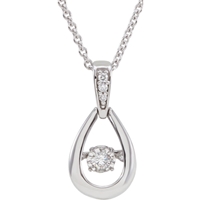 Picture of 0.17 Total Carat Designer Round Diamond Necklace
