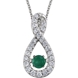 Picture of 0.17 Total Carat Designer Round Diamond Necklace