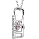 Picture of 0.20 Total Carat Designer Round Diamond Necklace