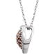 Picture of 0.20 Total Carat Heart Round Diamond Necklace