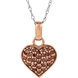 Picture of 0.33 Total Carat Heart Round Diamond Necklace