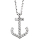 Picture of 0.13 Total Carat Classic Round Diamond Necklace