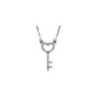 Picture of 0.13 Total Carat Classic Round Diamond Necklace