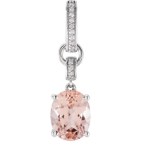 Picture of 0.05 Total Carat Designer Round Diamond Pendant