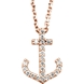 Picture of 0.13 Total Carat Classic Round Diamond Necklace