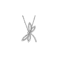 Picture of 0.33 Total Carat Designer Round Diamond Necklace