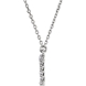 Picture of 0.10 Total Carat Letter Round Diamond Necklace