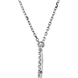 Picture of 0.10 Total Carat Letter Round Diamond Necklace